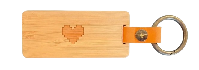 Personalizable bamboo back of KEEP